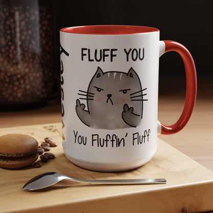Customizable Fluff You - Accent Coffee Mug (11, 15oz)
