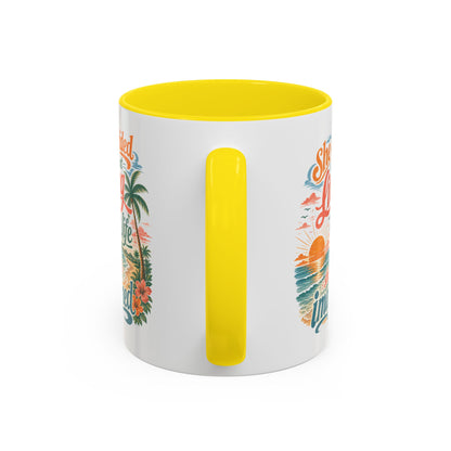 *Customizable* Living the Life Coffee Mug — "She Decided to Start Living the Life She Had Imagined"