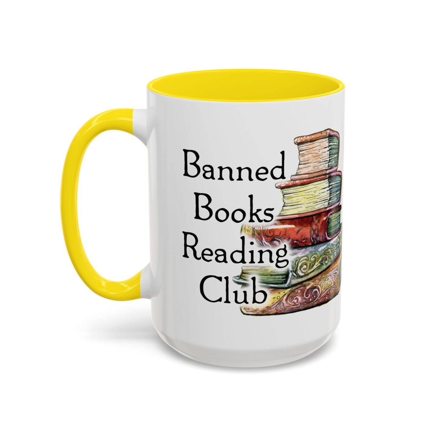 Banned Books Reading Club - Accent Coffee Mug (11, 15oz)