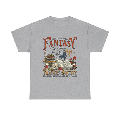 Fantasy Reader Society T-Shirt Booklover Tee
