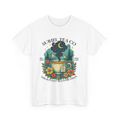 Suriel Tea Co. Vintage Tea Cup T-Shirt  Graphic Tee