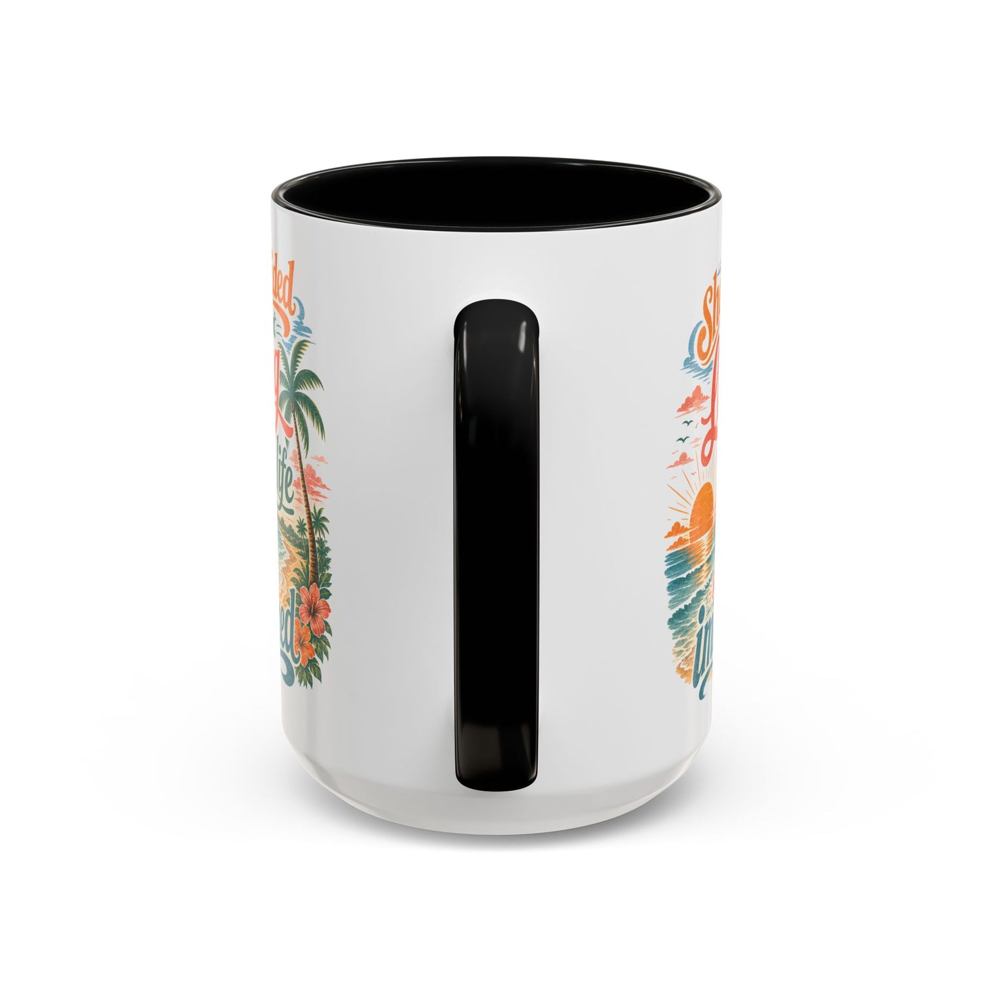 *Customizable* Living the Life Coffee Mug — "She Decided to Start Living the Life She Had Imagined"