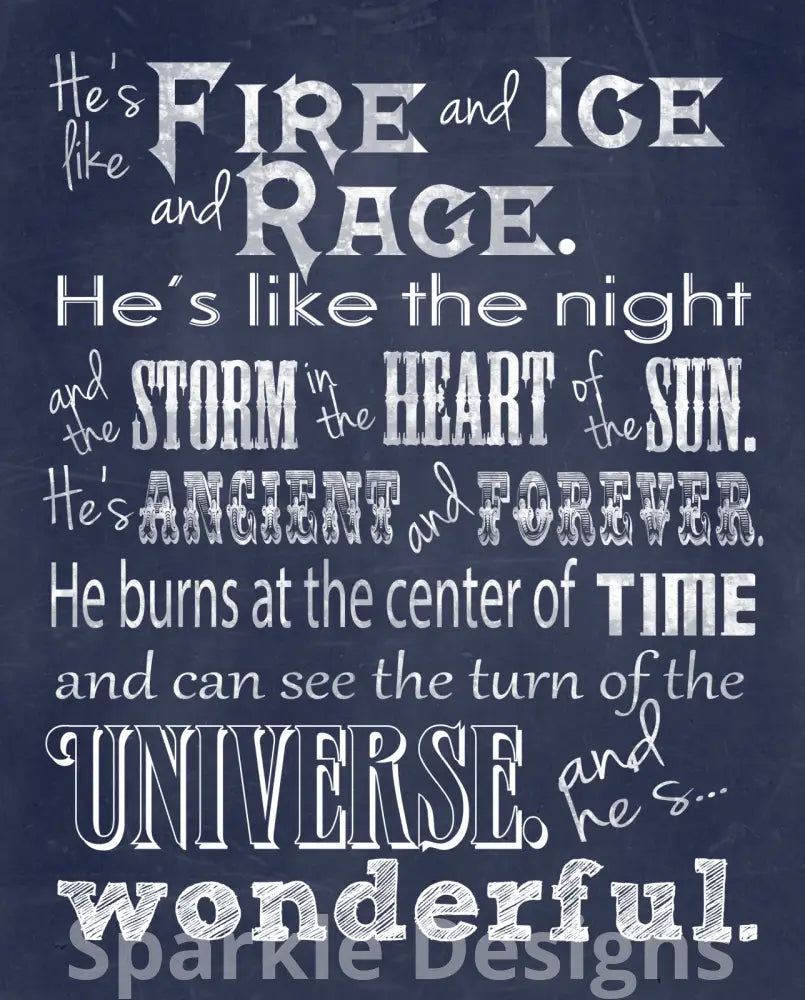 Fire and Ice and Rage