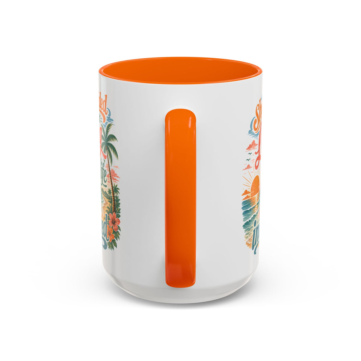 *Customizable* Living the Life Coffee Mug — "She Decided to Start Living the Life She Had Imagined"