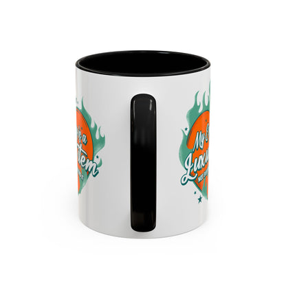 Customizable Accent Coffee Mug — "My Energy Is a Luxury Item" Heart Design