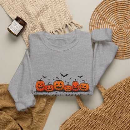 Spooky Season Pumpkin Crewneck Sweatshirt