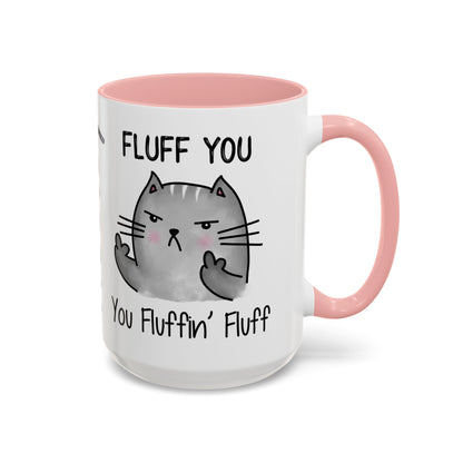 Customizable Fluff You - Accent Coffee Mug (11, 15oz)