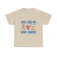 "You Can Do Hard Things" Back to  School Tee with Cute Characters