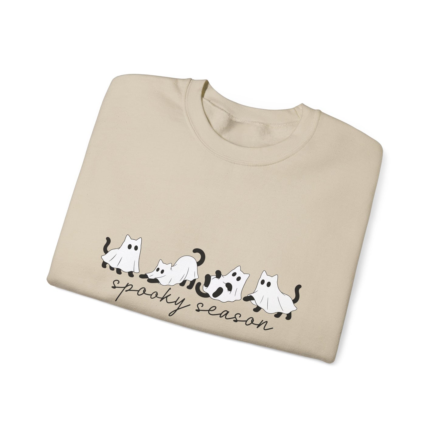 Spooky Season Cats Crewneck Sweatshirt