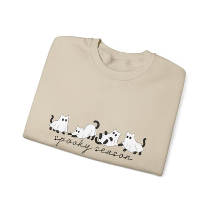 Spooky Season Cats Crewneck Sweatshirt