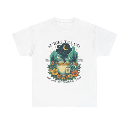 Suriel Tea Co. Vintage Tea Cup T-Shirt  Graphic Tee