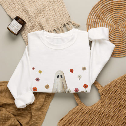 Ghost in Wildflowers Crewneck Sweatshirt