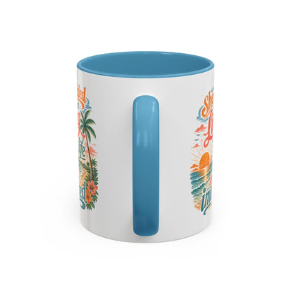 *Customizable* Living the Life Coffee Mug — "She Decided to Start Living the Life She Had Imagined"