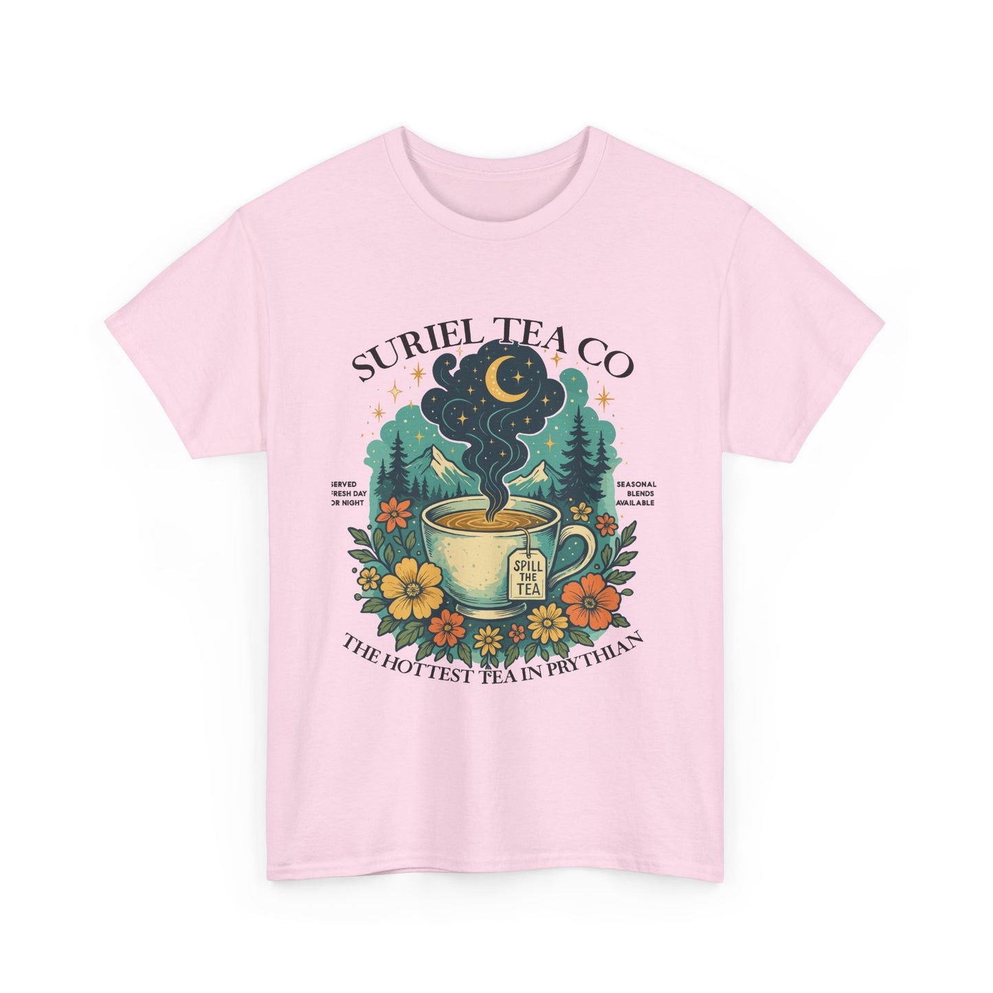 Suriel Tea Co. Vintage Tea Cup T-Shirt  Graphic Tee