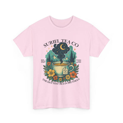 Suriel Tea Co. Vintage Tea Cup T-Shirt  Graphic Tee