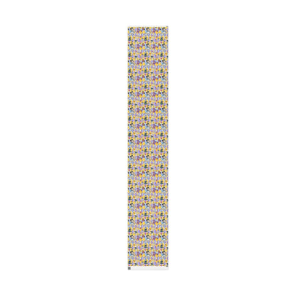 Alice in Wonderland Patterned Gift Wrap (Clocks, Teacups & Playing Cards)