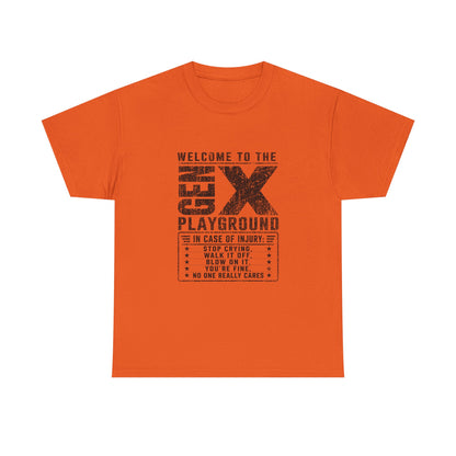 T-Shirt — 'Welcome to the Gen X Playground' Graphic Tee