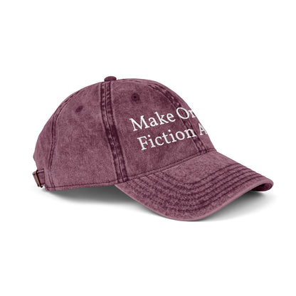 Make Orwell Fiction Again Embroidered Vintage Cap