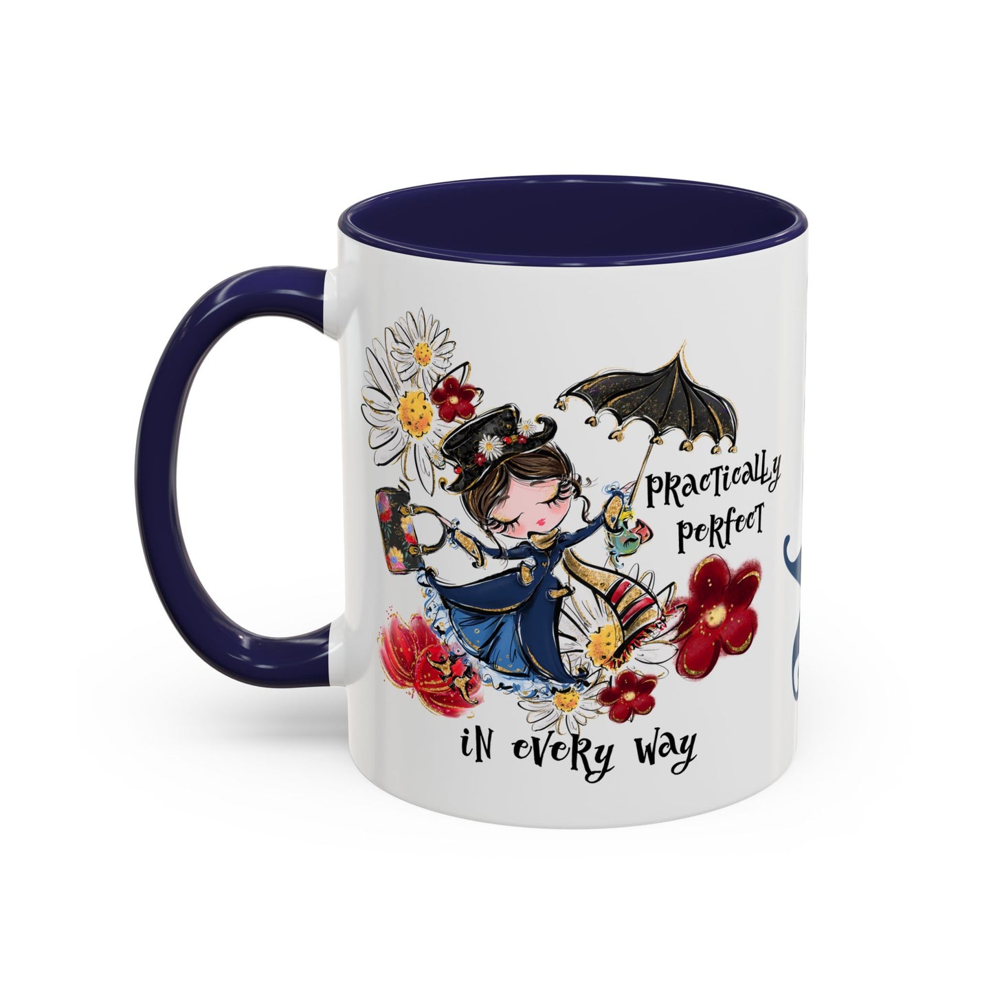 Accent Coffee Mug — 'Practically Perfect in Every Way'