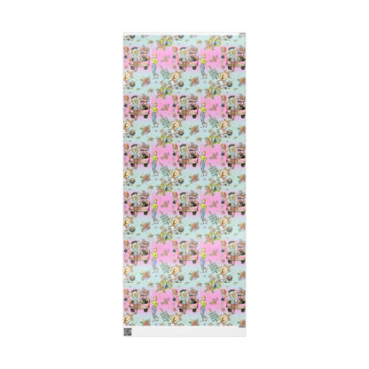 Wanderlust Wrapping Paper - Fun travel Gift Wrap