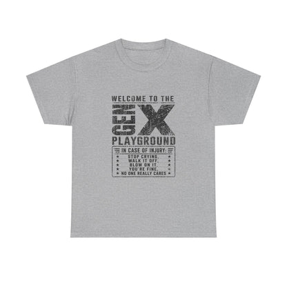 T-Shirt — 'Welcome to the Gen X Playground' Graphic Tee