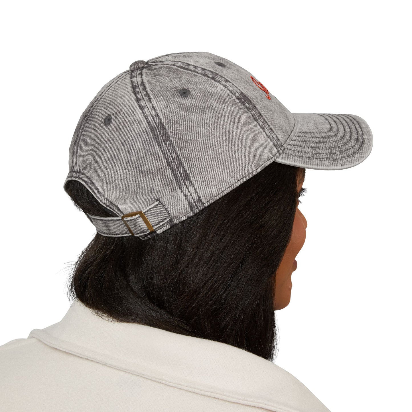 Vintage Embroidered Baseball Cap — "Secret Beach" Palm Logo