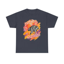 T-Shirt — "Perfection Is Overrated" Raccoon Graphic Tee