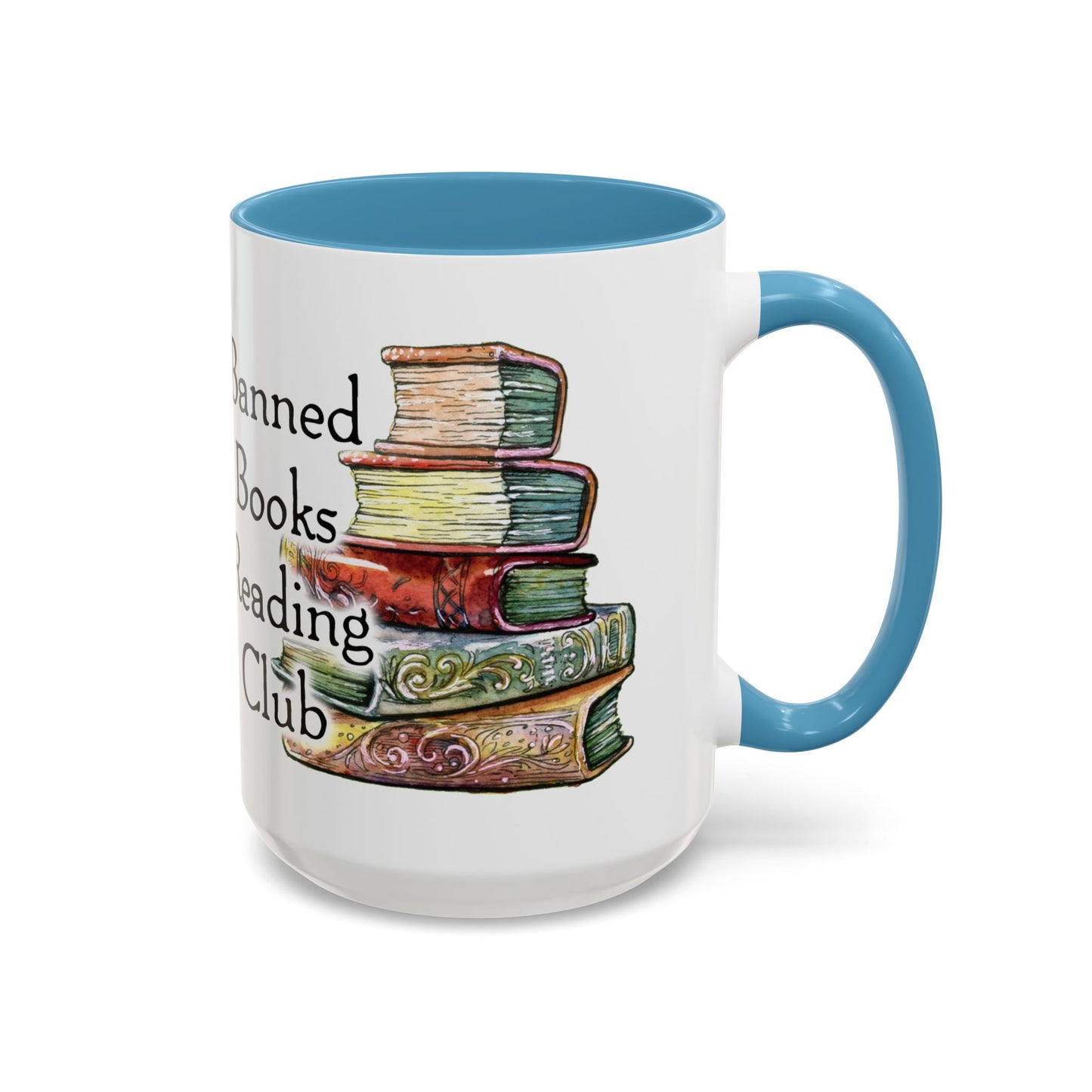 Banned Books Reading Club - Accent Coffee Mug (11, 15oz)