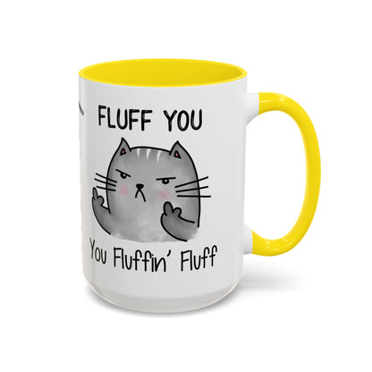 Customizable Fluff You - Accent Coffee Mug (11, 15oz)