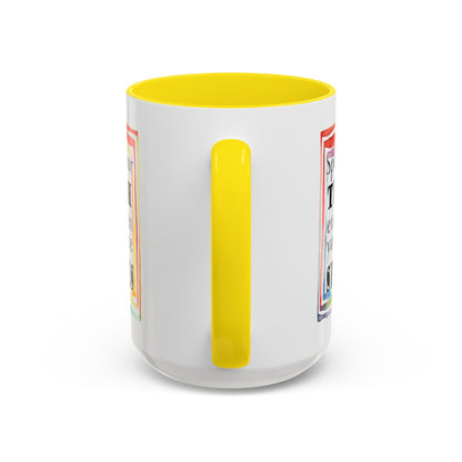 Customizable Accent Coffee Mug — "Speak Your Truth Even When Your Voice Shakes" Inspirational Ceramic Mug