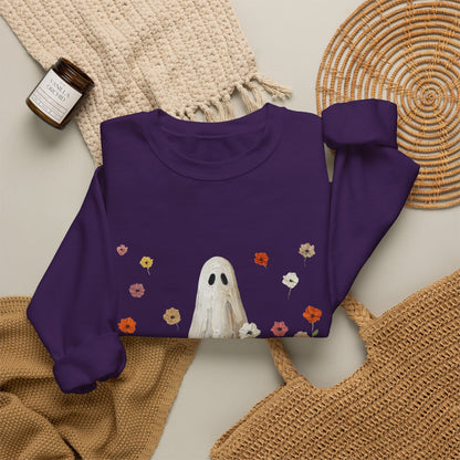 Ghost in Wildflowers Crewneck Sweatshirt