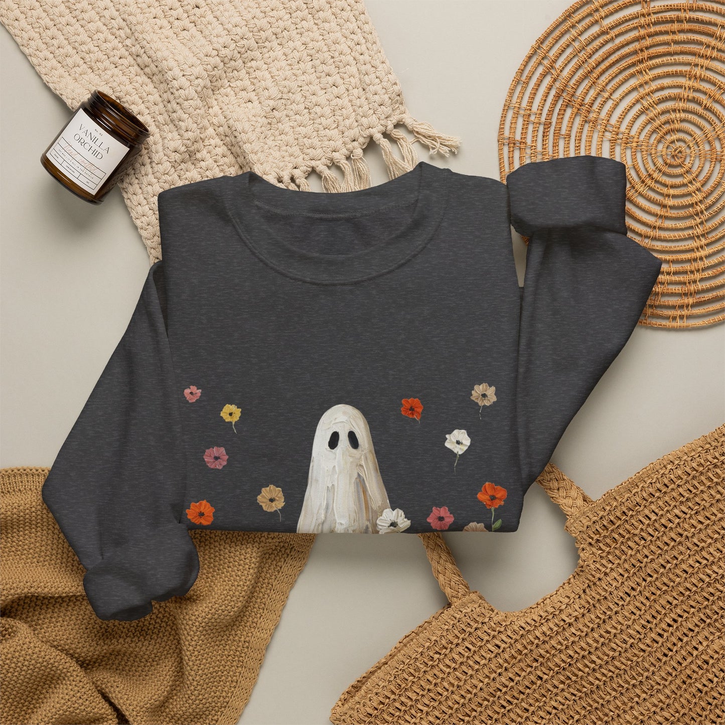 Ghost in Wildflowers Crewneck Sweatshirt
