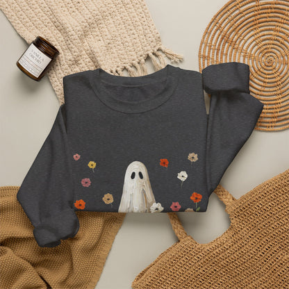 Ghost in Wildflowers Crewneck Sweatshirt