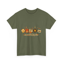 Retro Music Tee — "Never Forget" Vinyl, Cassette & CD Throwback Shirt