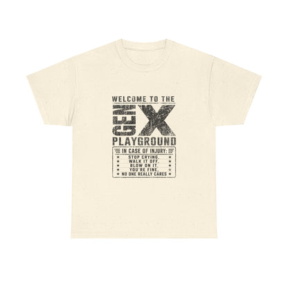 T-Shirt — 'Welcome to the Gen X Playground' Graphic Tee