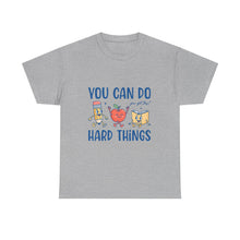 "You Can Do Hard Things" Back to  School Tee with Cute Characters