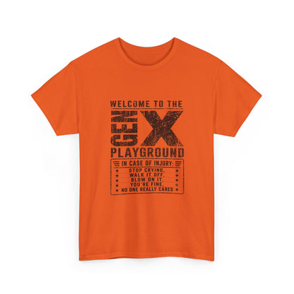 T-Shirt — 'Welcome to the Gen X Playground' Graphic Tee