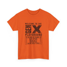T-Shirt — 'Welcome to the Gen X Playground' Graphic Tee