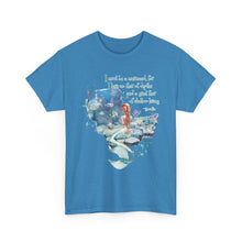 Mermaid Quote T-Shirt — 'I Must Be a Mermaid' Watercolor Tee  - Light colors