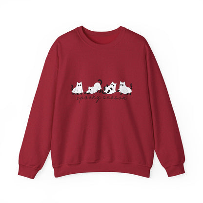 Spooky Season Cats Crewneck Sweatshirt