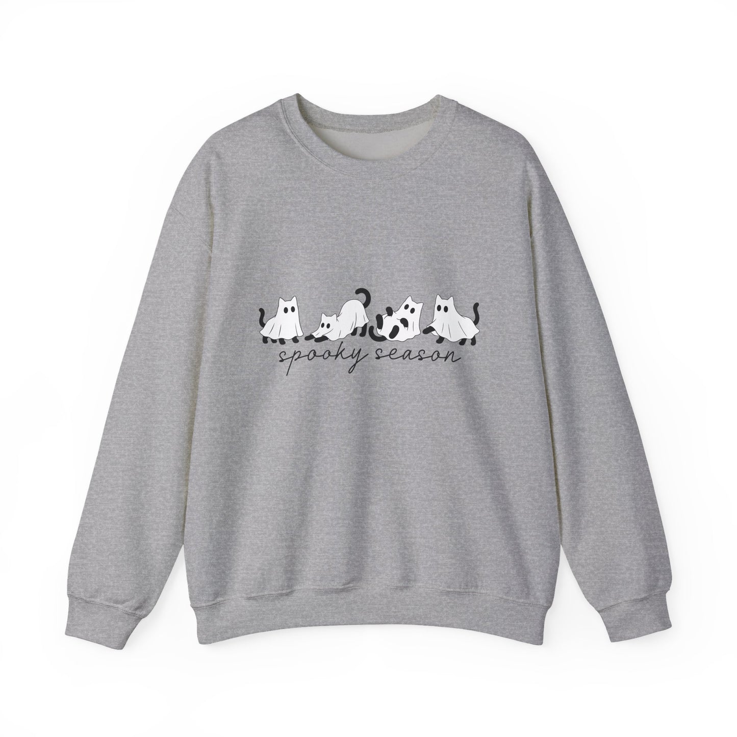 Spooky Season Cats Crewneck Sweatshirt
