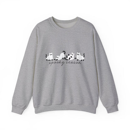 Spooky Season Cats Crewneck Sweatshirt