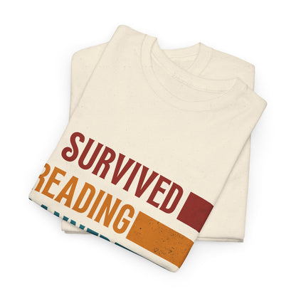 I Survived Reading Banned Books T-Shirt — Funny Reader Freedom Tee