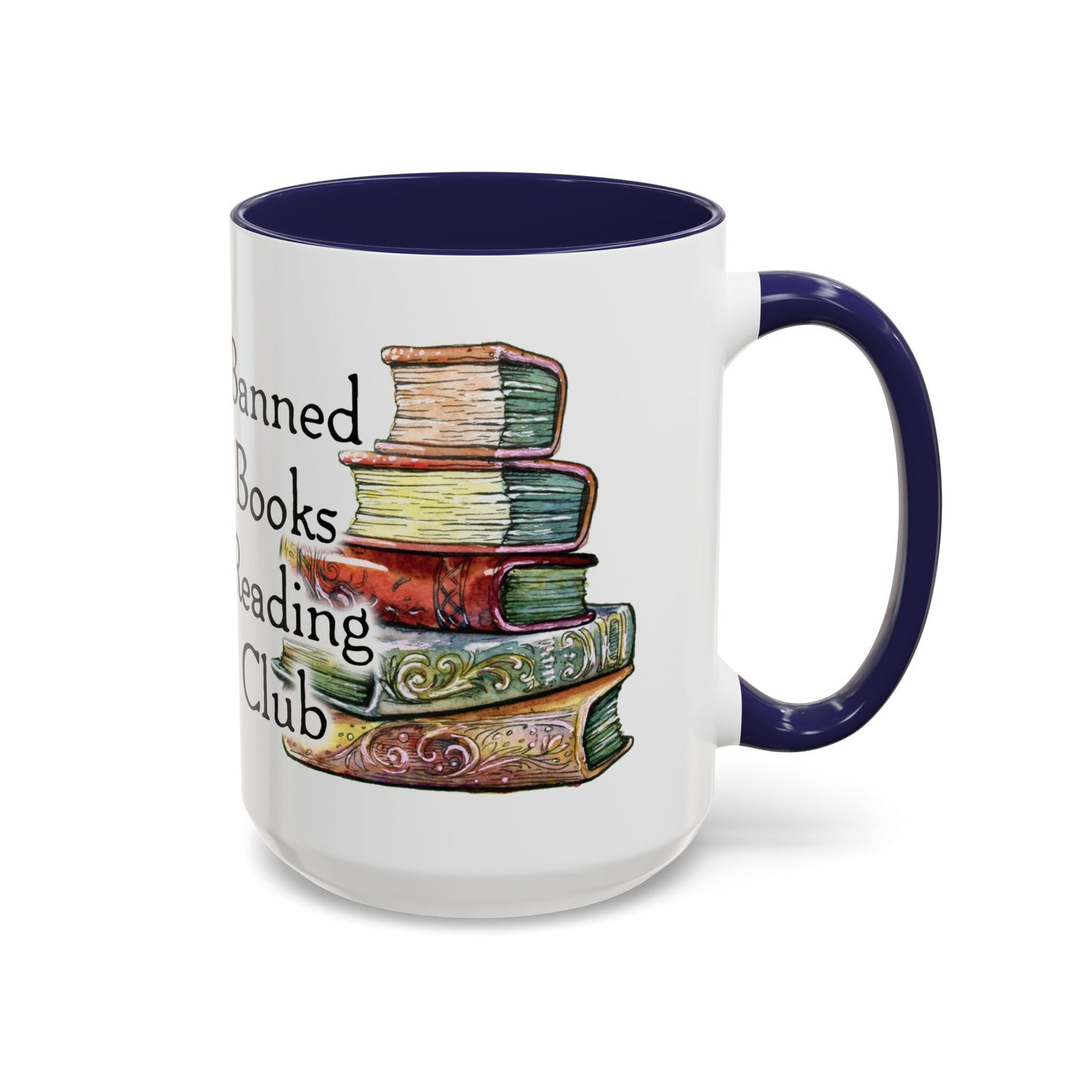 Banned Books Reading Club - Accent Coffee Mug (11, 15oz)