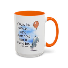 Could Be Worse - Classic Eeyore Accent Coffee Mug (11, 15oz)