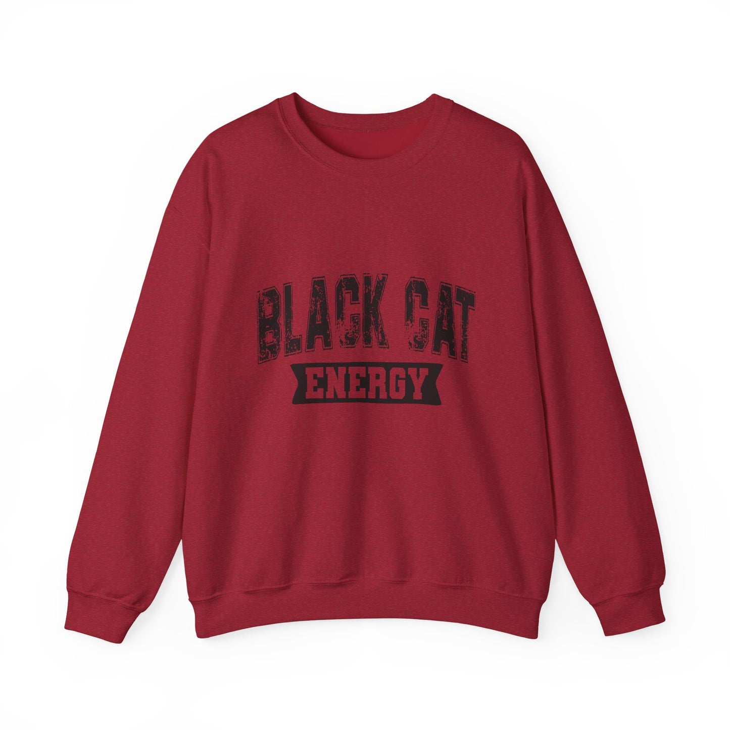 Black Cat Energy Crewneck Sweatshirt