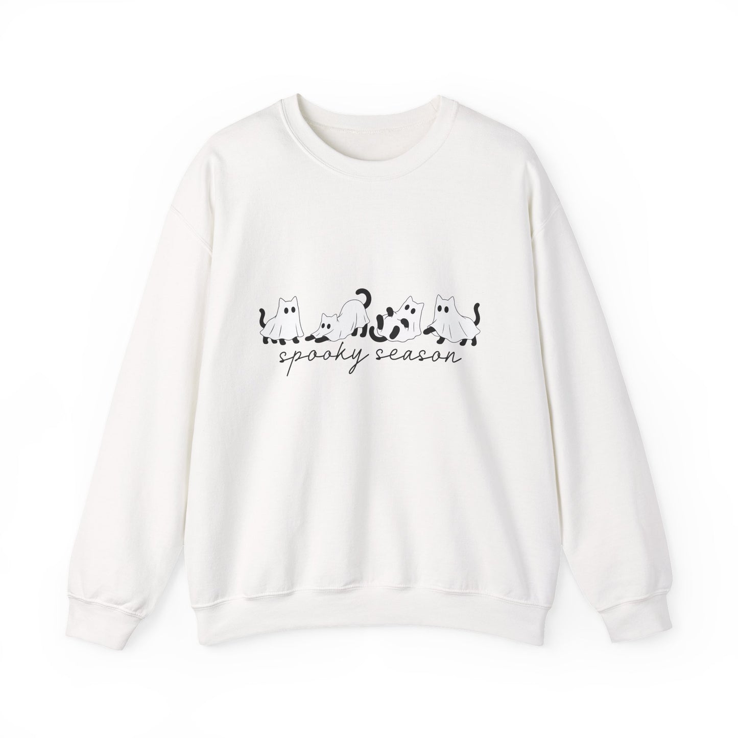 Spooky Season Cats Crewneck Sweatshirt