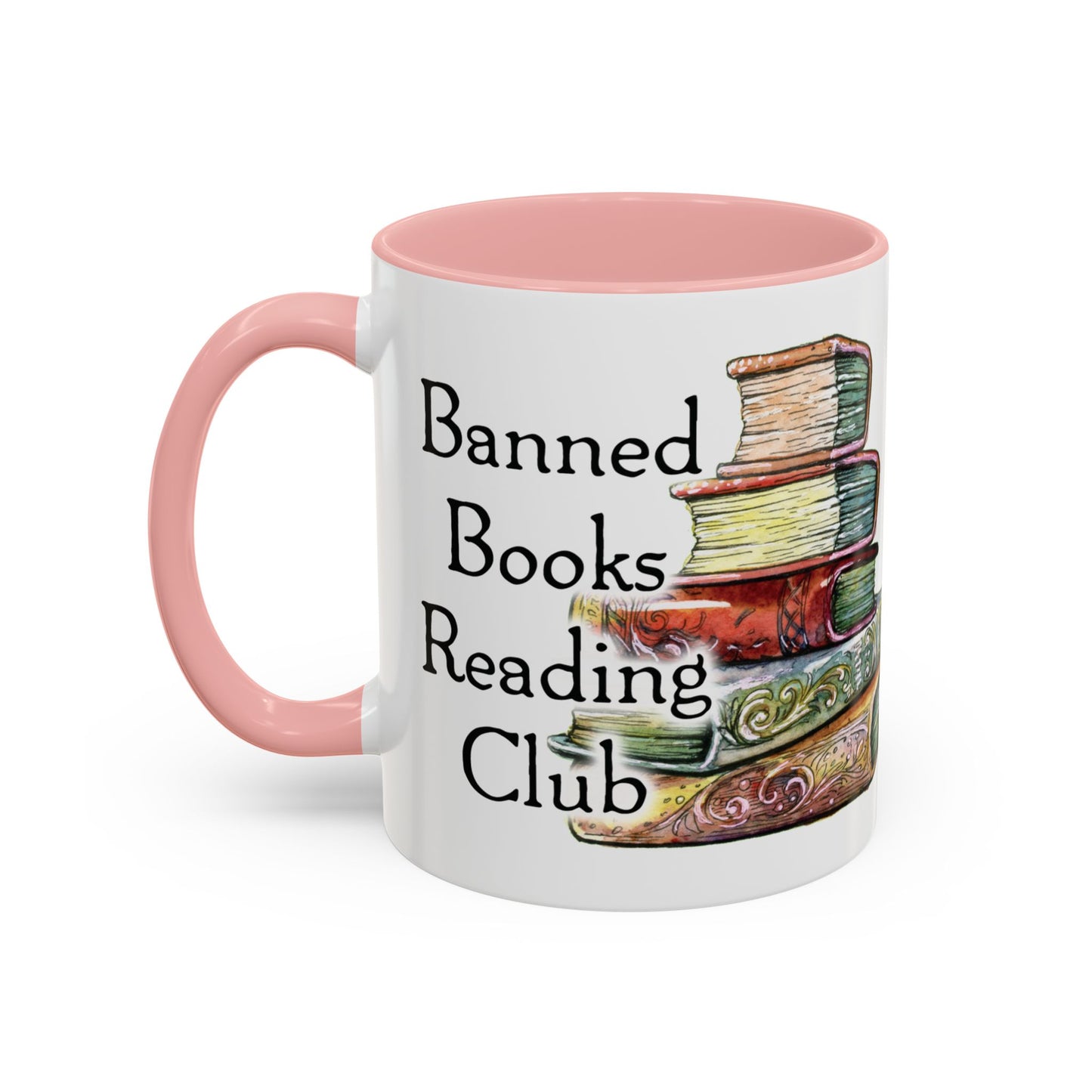 Banned Books Reading Club - Accent Coffee Mug (11, 15oz)