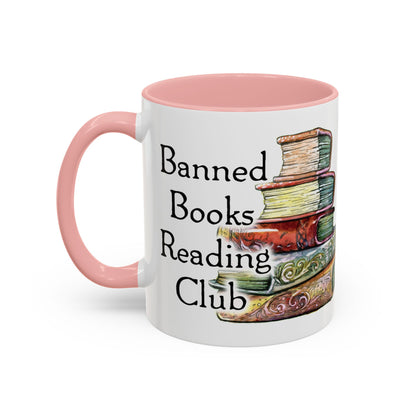 Banned Books Reading Club - Accent Coffee Mug (11, 15oz)