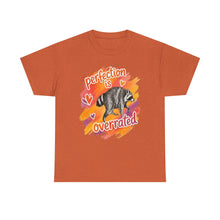 T-Shirt — "Perfection Is Overrated" Raccoon Graphic Tee